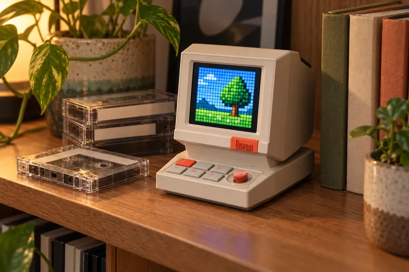 Divoom MiniToo — A retro corner