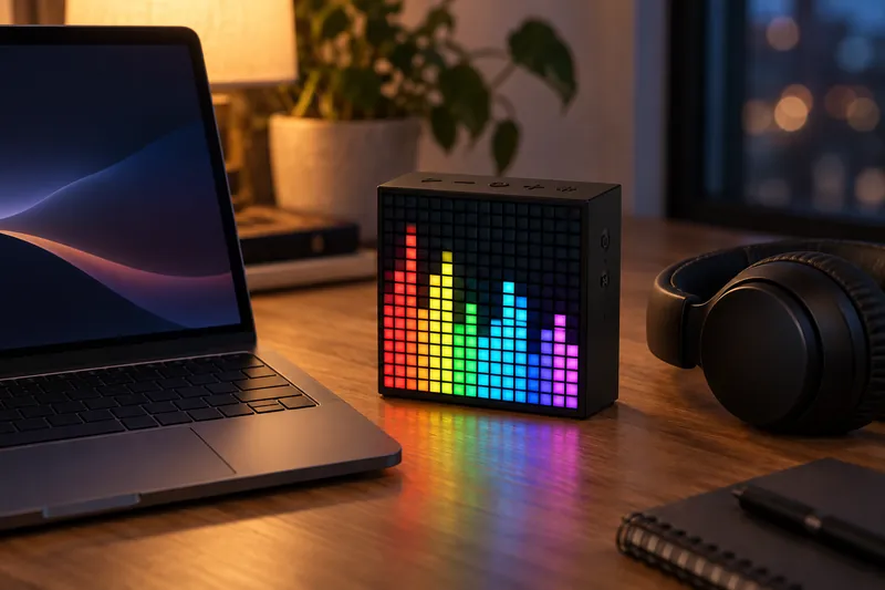 Divoom Timebox Evo — An equalizer that moves with the music